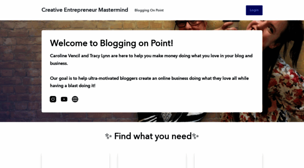 bloggingonpoint.podia.com