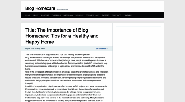 bloghomecare.cf