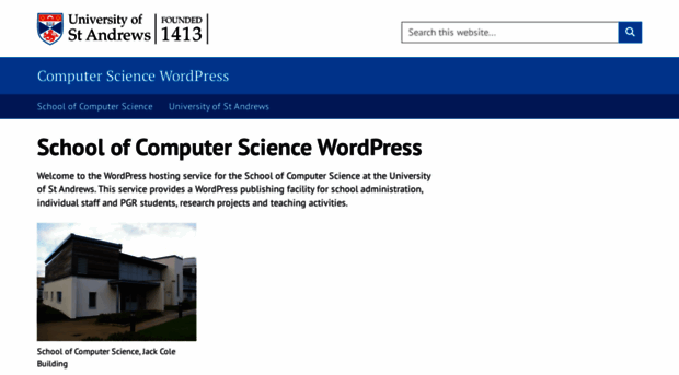 blogs.cs.st-andrews.ac.uk
