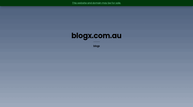 blogx.com.au