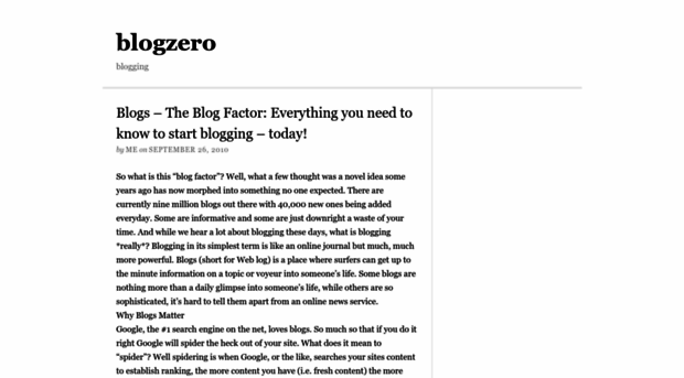 blogzero.net