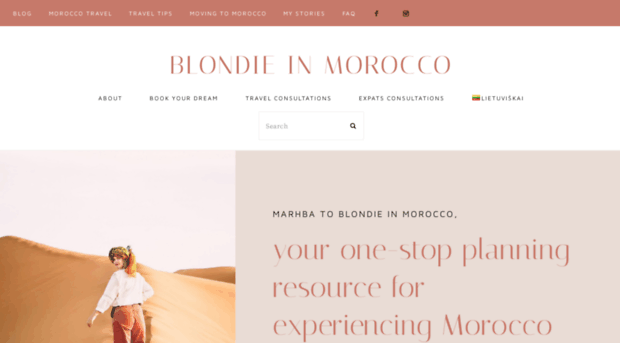 blondieinmorocco.com