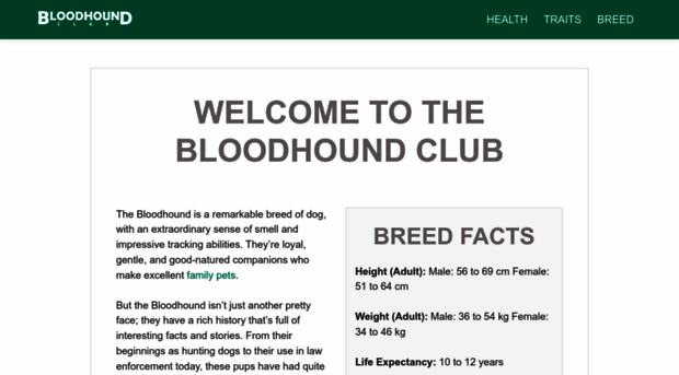 bloodhoundclub.co.uk