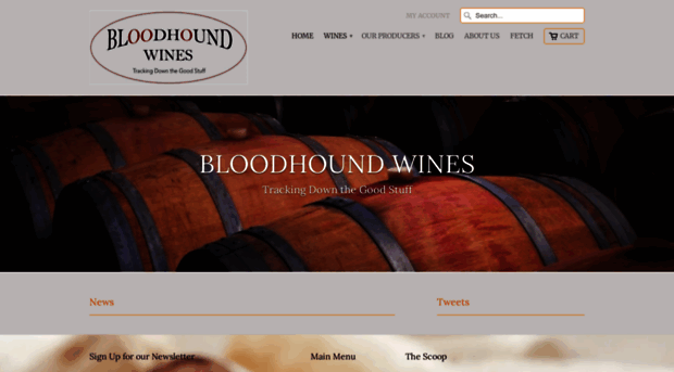 bloodhoundwines.com