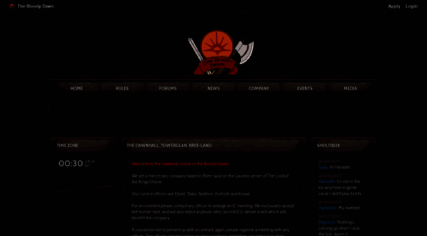 bloodydawn.shivtr.com