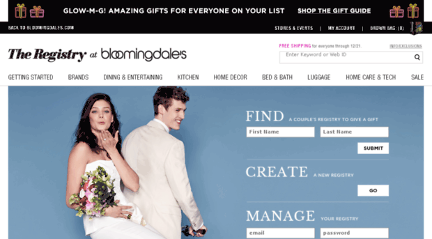 bloomingdalesweddingchannel.com