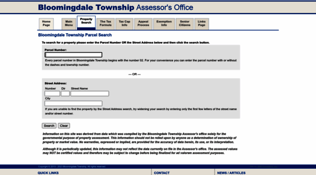 bloomingdaletownshipassessor.com