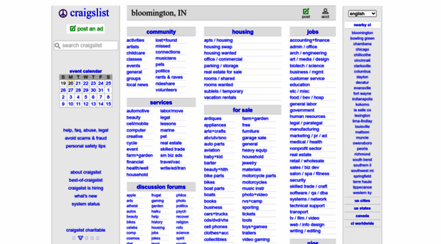 bloomington.craigslist.org