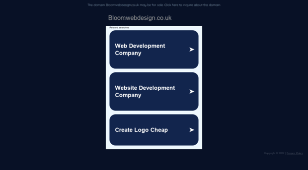 bloomwebdesign.co.uk