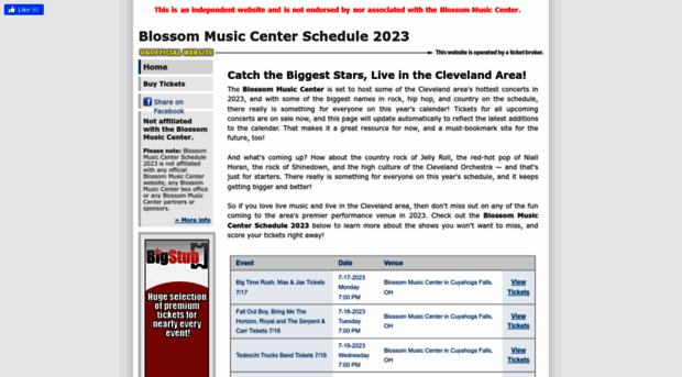 blossommusiccenterschedule.com