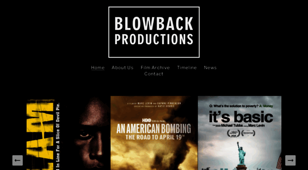 blowbackproductions.com