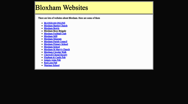 bloxham.info