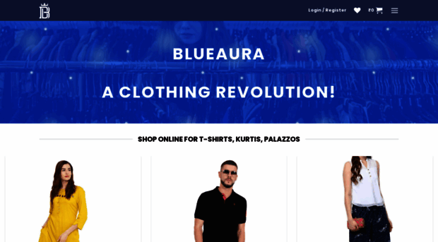 blueauraapparels.com