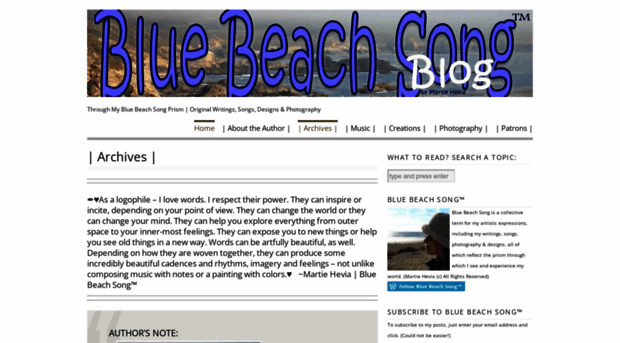 bluebeachsong.com