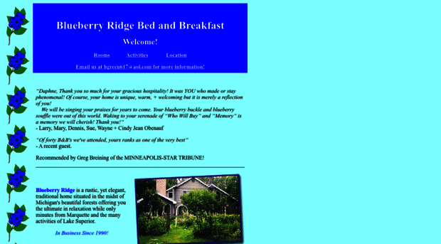 blueberryridgebedandbreakfastmqt.com