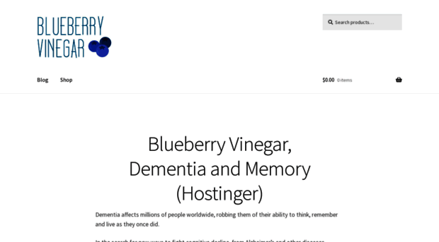 blueberryvinegar.com