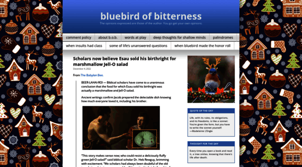 bluebirdofbitterness.com