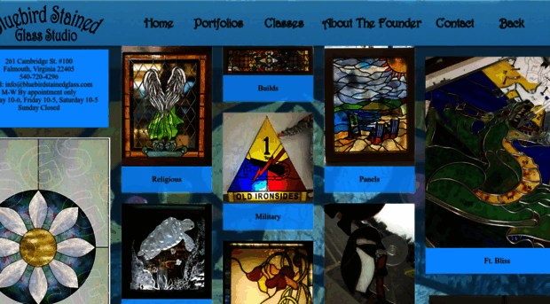 bluebirdstainedglass.com