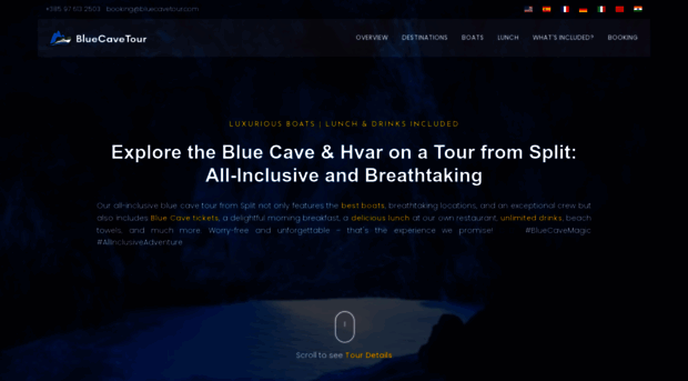 bluecavetour.com