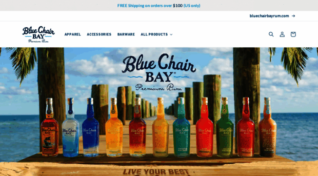 bluechairbayrumstore.com