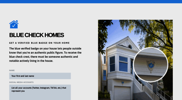 bluecheckhomes.com