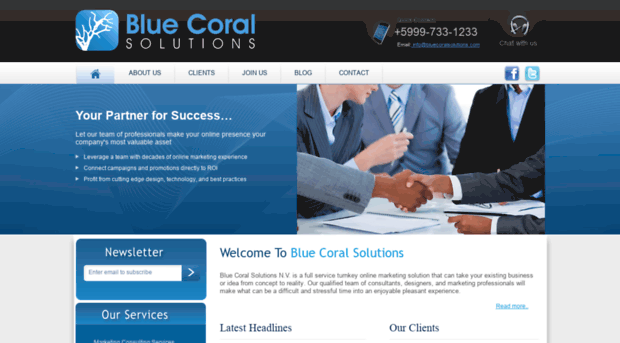 bluecoralsolutions.com