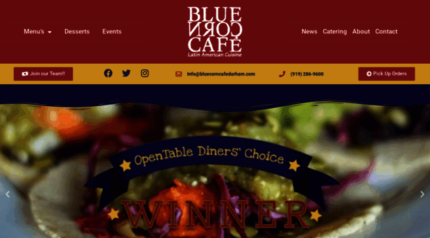 bluecorncafedurham.com