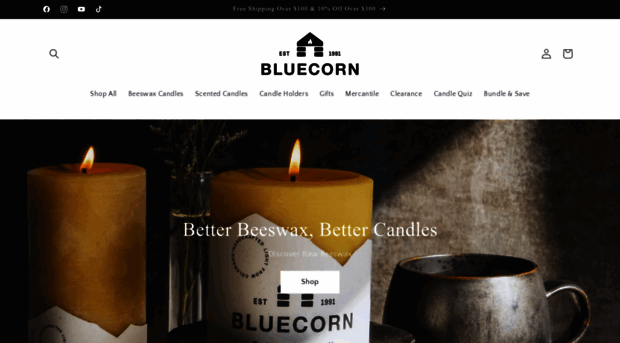 bluecorncandles.com
