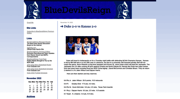 bluedevilsreign.com