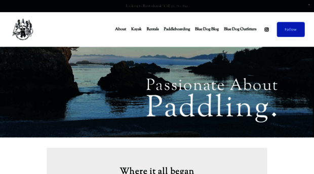 bluedogkayaking.com