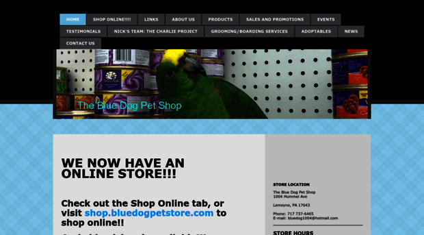 bluedogpetstore.com