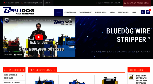 bluedogwirestripper.com