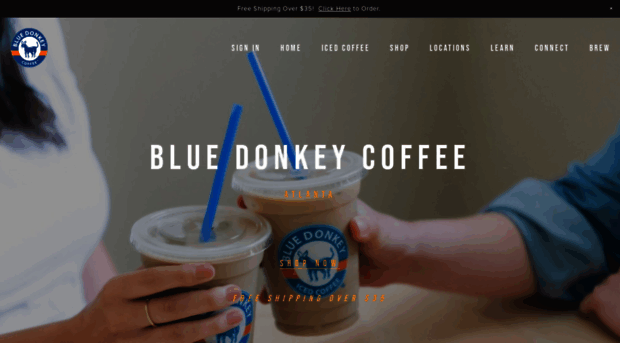 bluedonkeycoffee.com