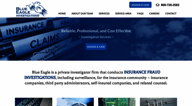 blueeagleinvestigations.com