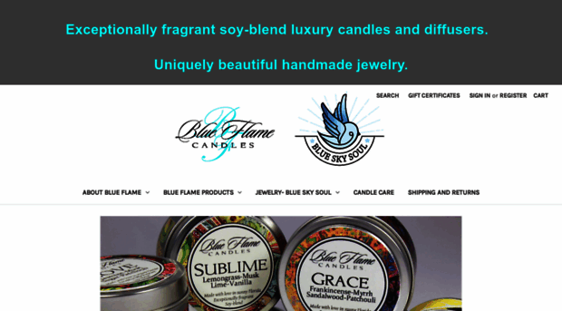 blueflamecandles.com