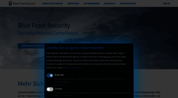 bluefrostsecurity.de