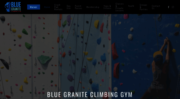 bluegraniteclimbing.com