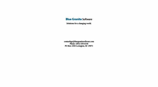 bluegranitesoftware.com