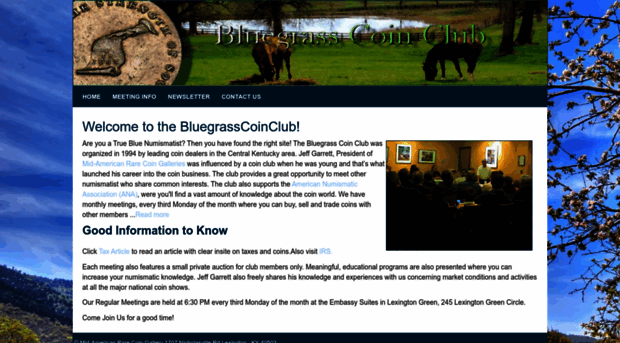 bluegrasscoinclub.com