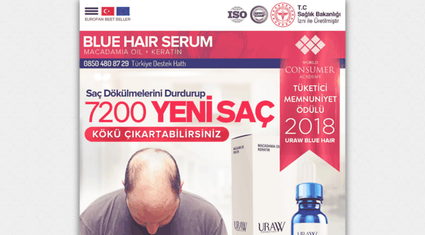 bluehairserum.com