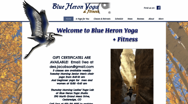 blueheronyoga.com