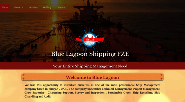 bluelagoonshipping.com