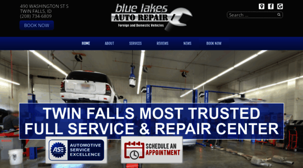 bluelakesautorepair.com