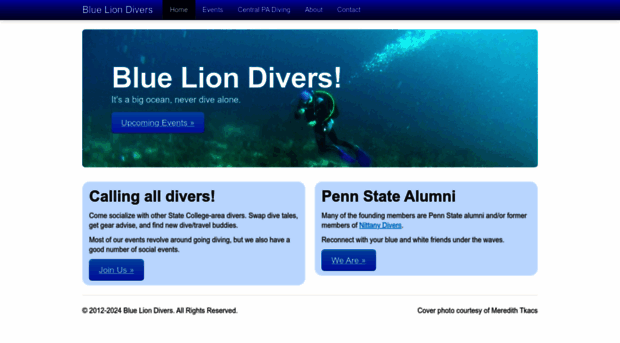 blueliondivers.com