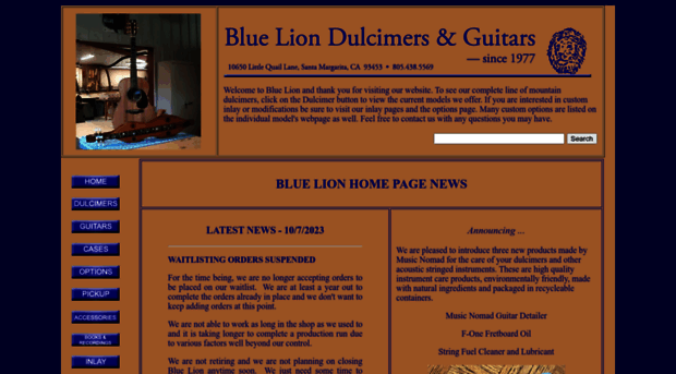 bluelioninstruments.com