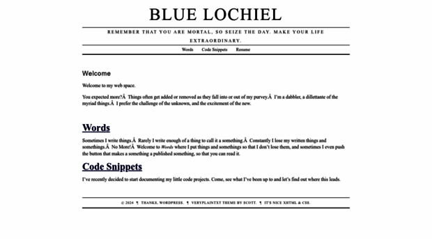 bluelochiel.com