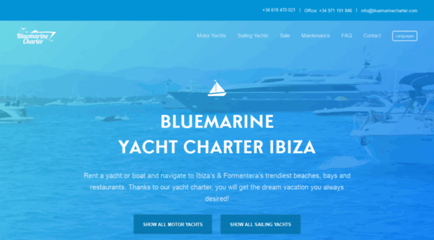 bluemarinecharter.com