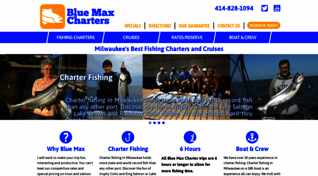 bluemaxcharters.com