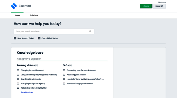 bluemint.freshdesk.com - Support : Bluemint - Bluemint Freshdesk