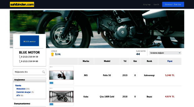 bluemotor.sahibinden.com